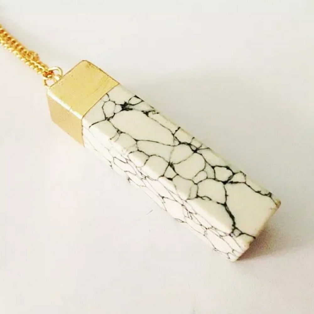 😍😍Hot Marble Fashion Stone Necklace